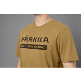 H&auml;rkila Herren Logo T-Shirt 2er-Pack Antique Sand/Dark Olive S