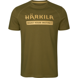H&auml;rkila Herren Logo T-Shirt 2er-Pack Antique Sand/Dark Olive M