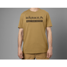 H&auml;rkila Herren Logo T-Shirt 2er-Pack Antique Sand/Dark Olive M