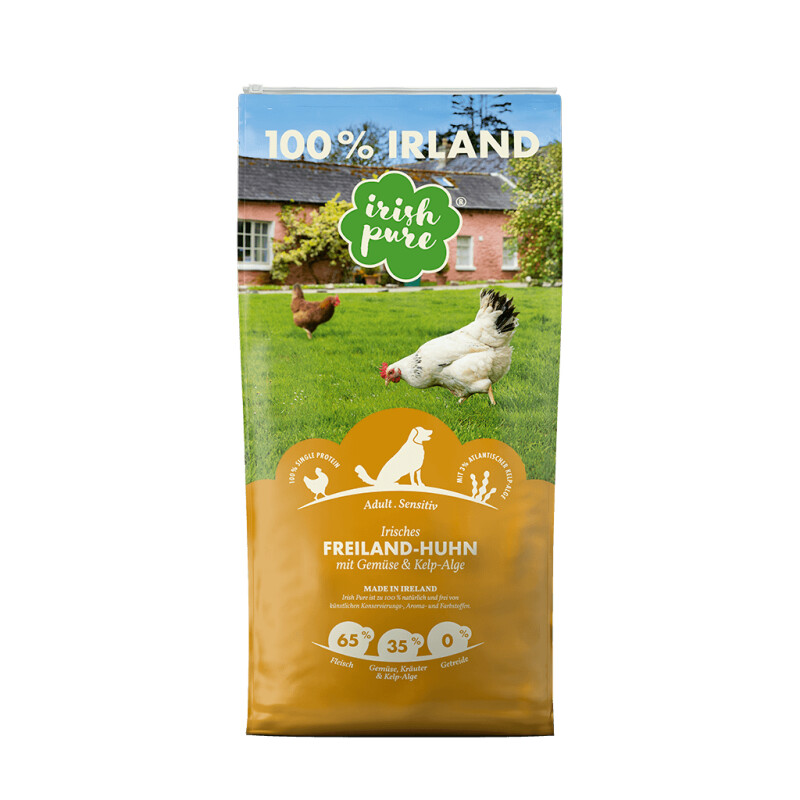 Irish Pure Hundetrockenfutter Irisches Freiland-Huhn Adult 4 Kg