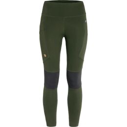 Fj&auml;llr&auml;ven Damen Leggings Abisko Trekking Tights Pro Deep Forest-Iron Grey S