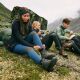 Fjällräven Damen Leggings Abisko Trekking Tights Pro Deep Forest-Iron Grey S