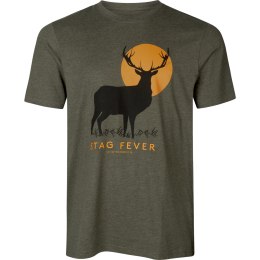 Seeland Herren T-Shirt Stag Fever Pine Green Melange