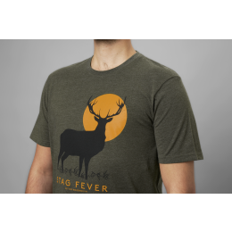 Seeland Herren T-Shirt Stag Fever Pine Green Melange