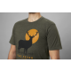 Seeland Herren T-Shirt Stag Fever Pine Green Melange