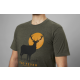 Seeland Herren T-Shirt Stag Fever Pine Green Melange S