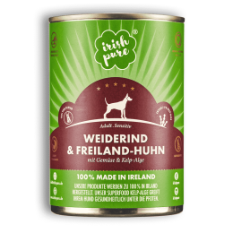 Irish Pure Hundenassfutter Irisches Weiderind &amp; Freiland-Huhn Adult