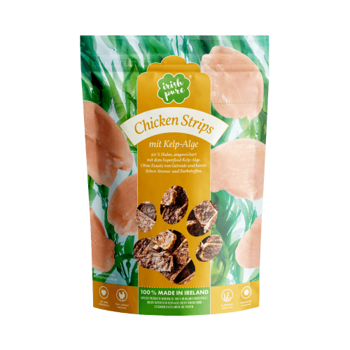 Irish Pure Hundesnack Chicken Stripes mit Kelp-Alge