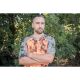 Somlys Herren Stretch T-Shirt Digital Orange L