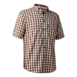 Deerhunter Herren Hemd Jeff kurzarm Brown Check 49/50