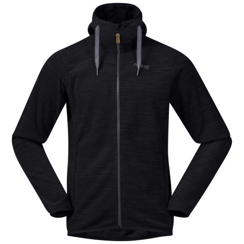 Bergans Herren Jacke Hareid Fleece Schwarz XL
