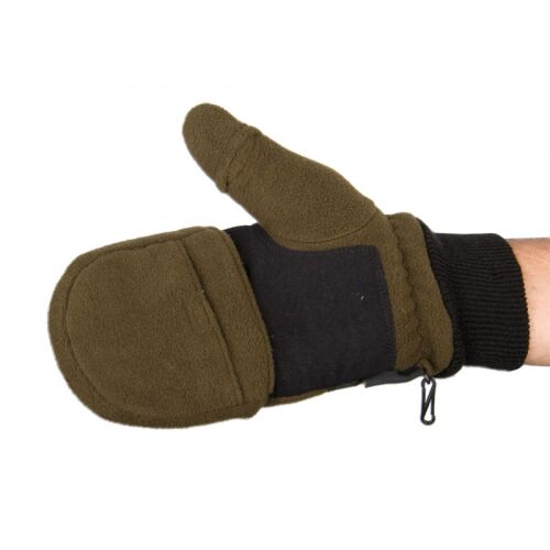 Somlys Fleece-Fäustlinge Grün 8,5
