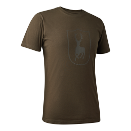 Deerhunter Herren Logo T-Shirt Fallen Leaf L