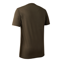 Deerhunter Herren Logo T-Shirt Fallen Leaf L