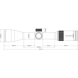 Kite Zielfernrohr B6, X6I, BL, 2-12x50