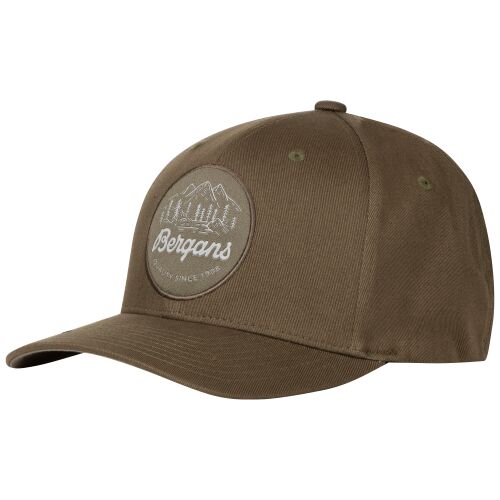 Bergans Cap Nordmarka Epoch Flexfit Grün Mud L/XL