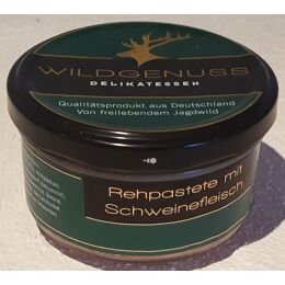 Wildgenuss Delikatessen Wild-Pasteten 4 x150g Glas Hirsch, Reh, Wildschwein m. Steinpilze, Wildschwein m. Kr&auml;uter