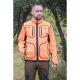 Somlys Herren Wendejacke Polar Orange/Braun