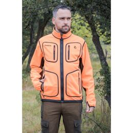 Somlys Herren Wendejacke Polar Orange/Braun XXL