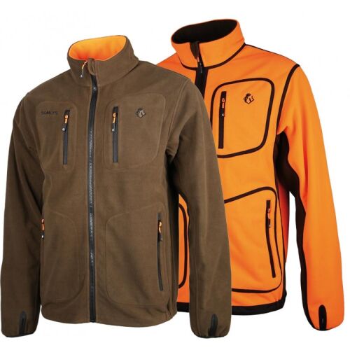 Somlys Damen Wendejacke Polar Orange/Braun M