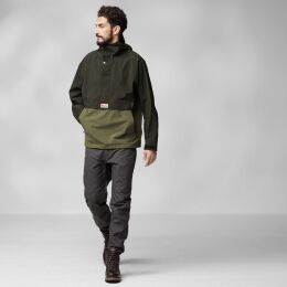 Fj&auml;llr&auml;ven Herren Anorak Vardag Hydratic Deep Forest-Laurel Green XXL
