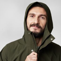 Fj&auml;llr&auml;ven Herren Anorak Vardag Hydratic Deep Forest-Laurel Green XXL