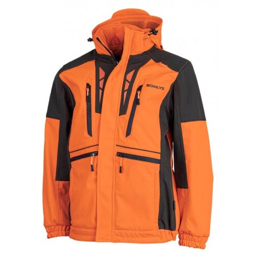 Somlys Herren Softshelljacke Newtek JKT V2 Orange/Grün M