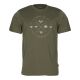 Pinewood Herren T-Shirt Finnveden Trail Olivgreen