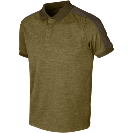 H&auml;rkila Herren Poloshirt Tech Dark olive/Willow green