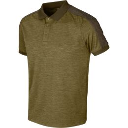Hrkila Herren Poloshirt Tech Dark olive/Willow green M