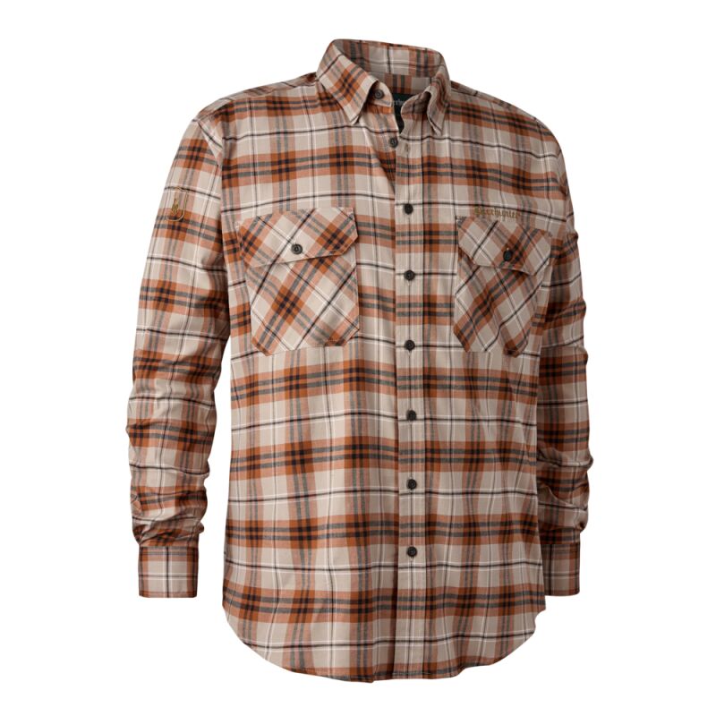 Deerhunter Herren Hemd Louis Orange Kariert 41/42