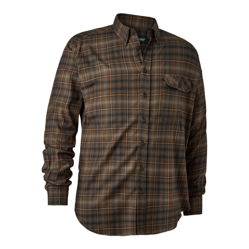 Deerhunter Herren Hemd Eric Grün Kariert 37/38