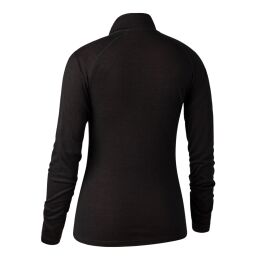 Deerhunter Damen Merino-Unterhemd mit -Reiverschluss Lady Quinn Black Oak 46
