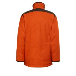 Rascher Herren Jacke Signal-Loden orange-melange