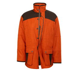 Rascher Herren Jacke Signal-Loden orange-melange 50