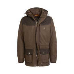 Rascher Herren Lodenjacke mit Kapuze Prestige schlamm-schilf 56