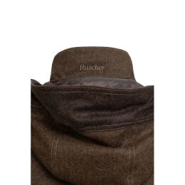 Rascher Herren Lodenjacke mit Kapuze Prestige schlamm-schilf 56