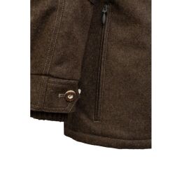 Rascher Herren Lodenjacke mit Kapuze Prestige schlamm-schilf 56