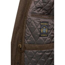 Rascher Herren Lodenjacke mit Kapuze Prestige schlamm-schilf 56