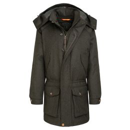 Rascher Herren Lodenparka mit Kapuze Ludwig oliv 54