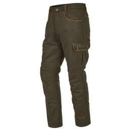 Rascher Herren Cargohose Thermo Loden Ludwig oliv