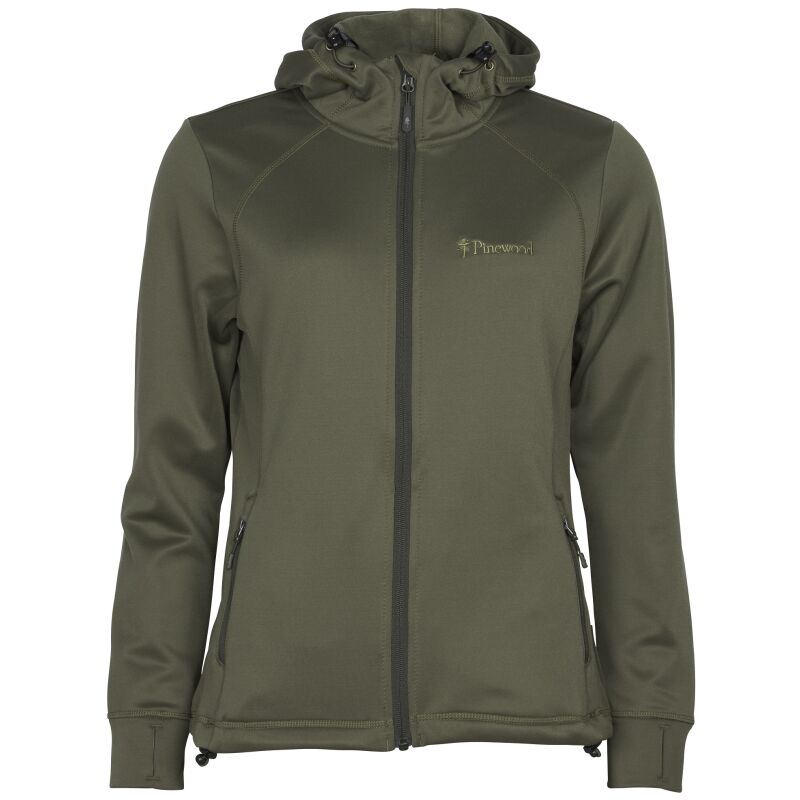 Pinewood Damen Hoodie Finnveden Olivgreen L