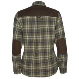 Pinewood Damen Flanellbluse Douglas H.Oliv/L.Khaki S
