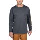 Carhartt Herren Langarmshirt Sleeve Logo Carbon Heather XL