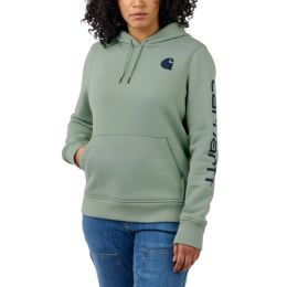 Carhartt Damen Hoodie Graphic mit Logo-&Auml;rmel