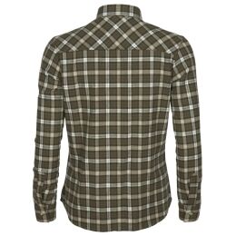 Pinewood Damen Flanellbluse Felicia D.Green/Offwhite M