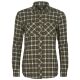 Pinewood Damen Flanellbluse Felicia D.Green/Offwhite M