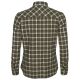 Pinewood Damen Flanellbluse Felicia D.Green/Offwhite M