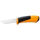 Fiskars Universalmesser mit Schleifstein orange