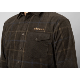 H&auml;rkila Herren Hemd Kaldfjord Shadow brown